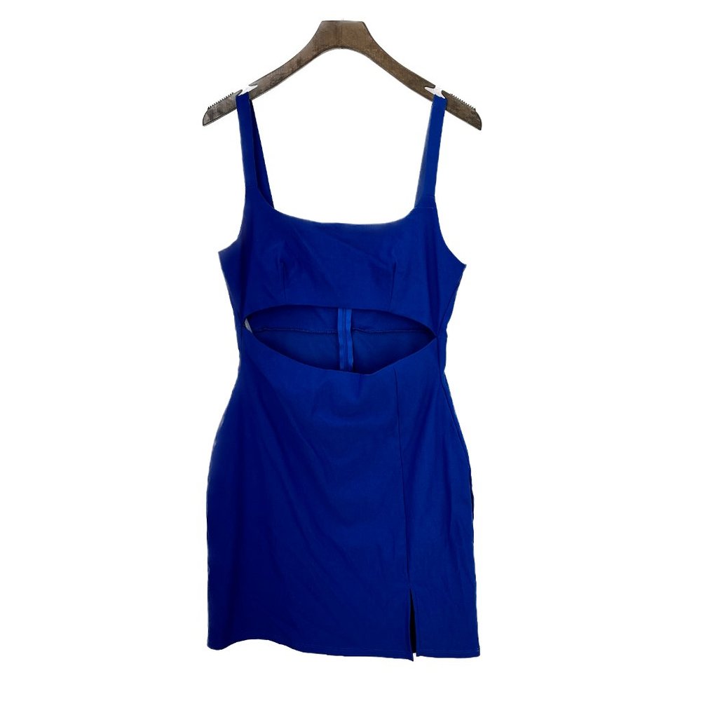 Fashion Nova Blue Cut Me A Piece Cut Out Mini Dress Size XL